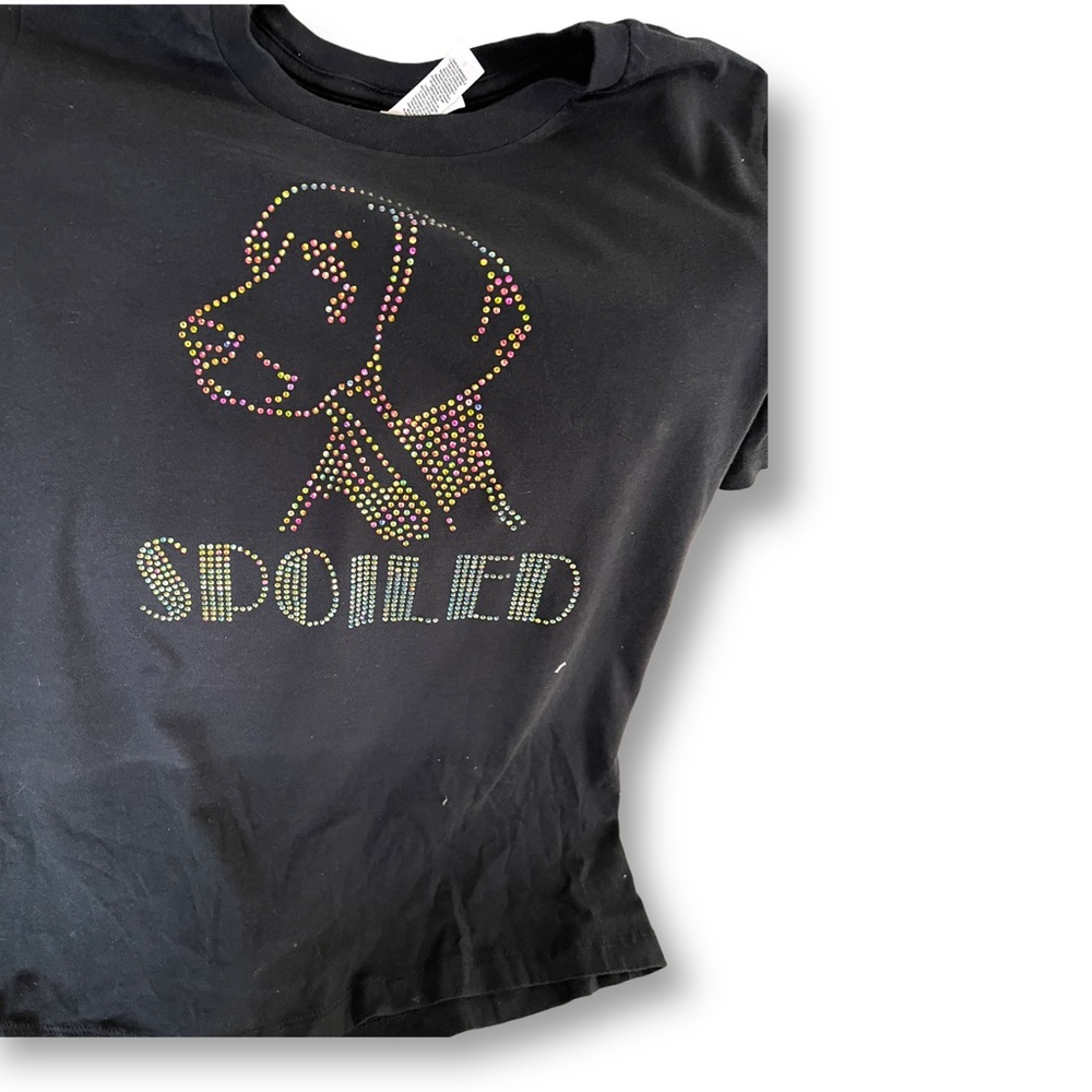 Holographic Rainbow Rhinestone T